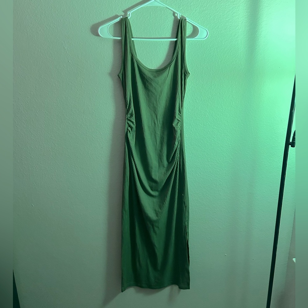 Olive Green Dress